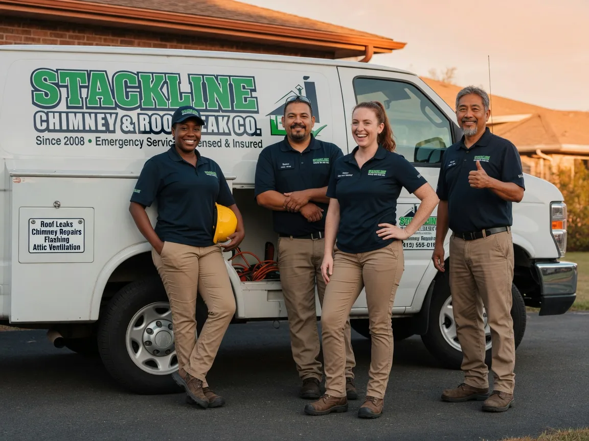 Chimney flashing repair company in Middle Island, NY